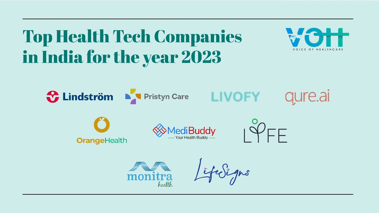 TOP HEALTH TECH COMPANIES IN INDIA FOR THE YEAR 2023 Top 10 Companies